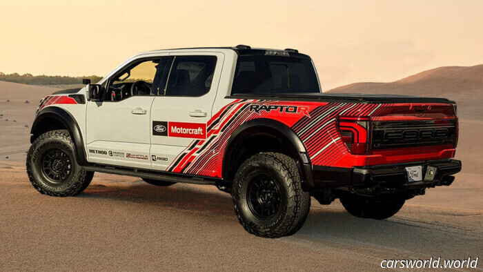 Единственное, что пожирает 900‑сильный Ford Raptor R — здравый смысл | Carscoops